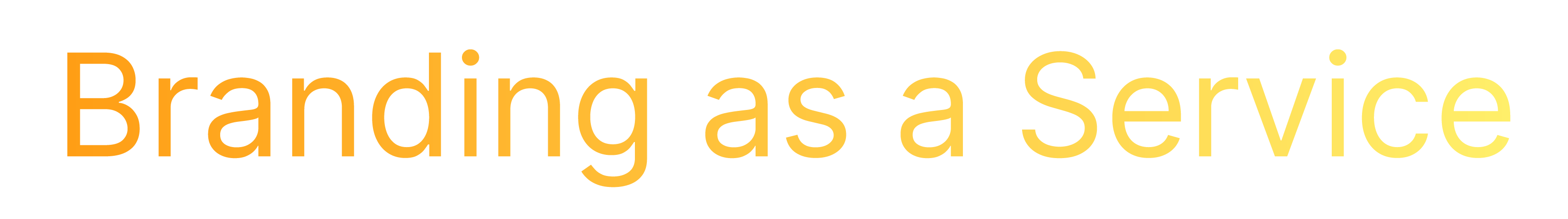 Branding as a service